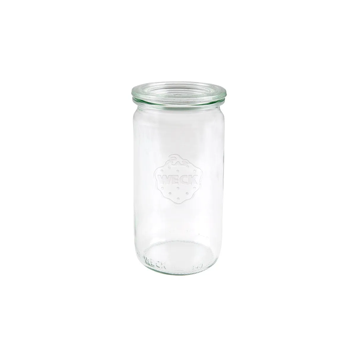WECK CYLINDER GLASS JAR W/LID 340ml 60x130mm (975) (*82384*) = PACK OF 12 X EACHES