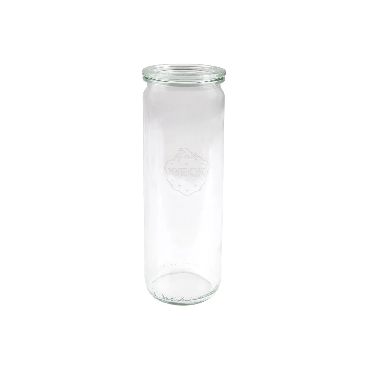 WECK CYLINDER GLASS JAR W/LID 600ml 60x210mm (905) (*82385*) = PACK OF 12 X EACHES