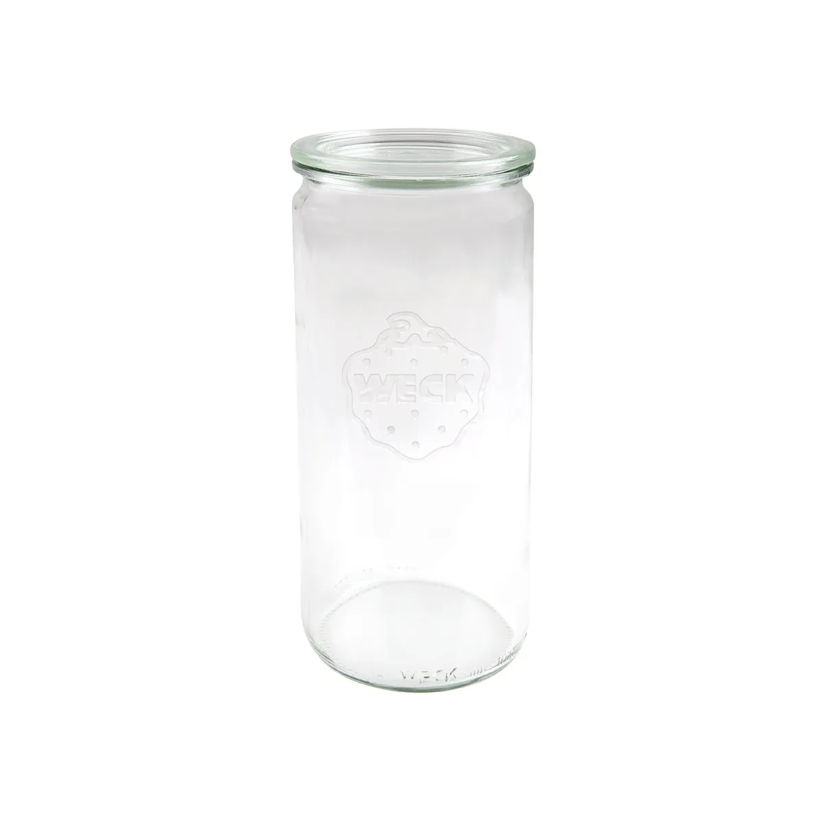 WECK CYLINDER GLASS JAR W/LID 1040ml 80x210mm (908) (*82386*) = PACK OF 6 X EACHES