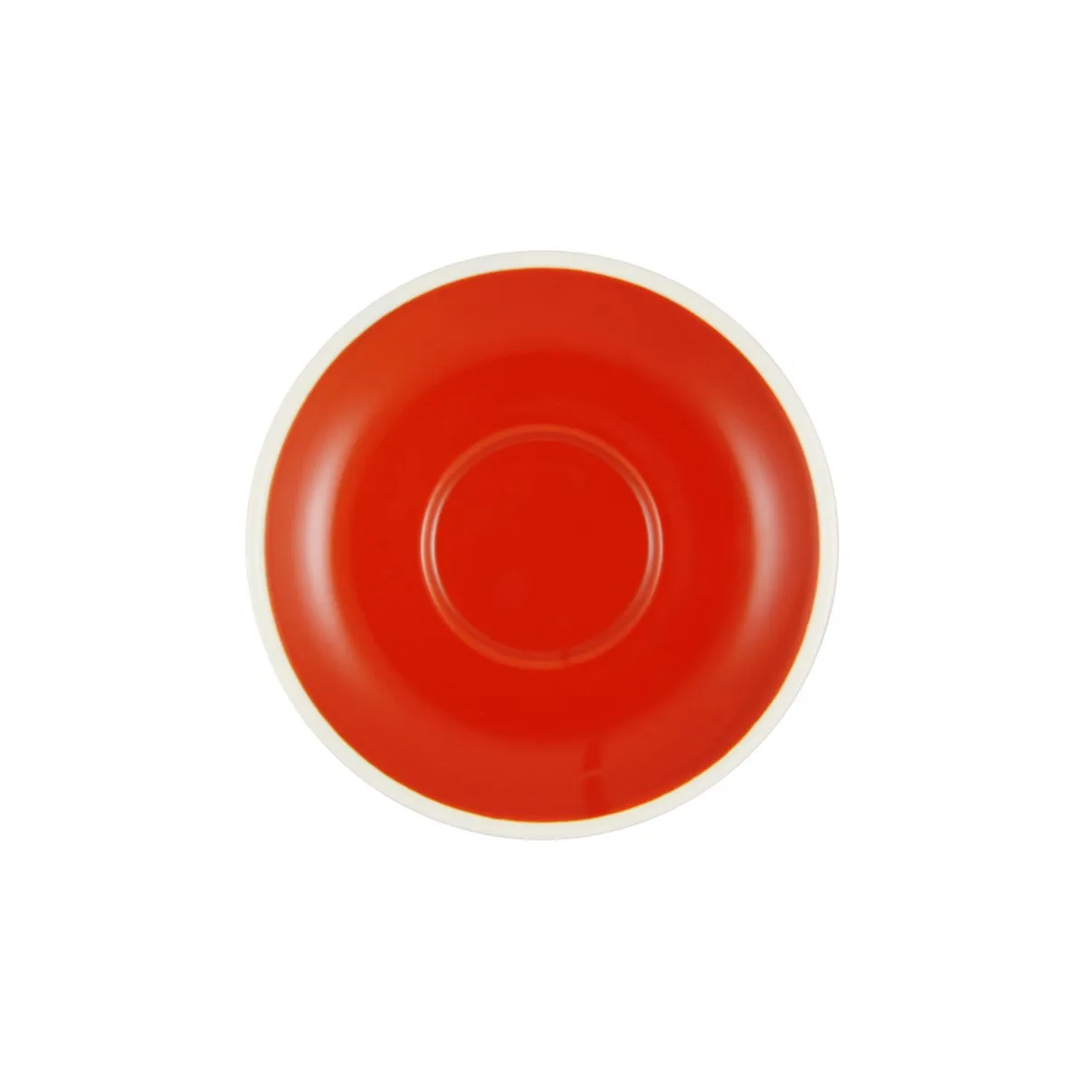 BREW-CHILLI/WHITE SAUCER TO SUITS BW0010/15/20 (*BW0025*) = PACK OF 6 X EACHES