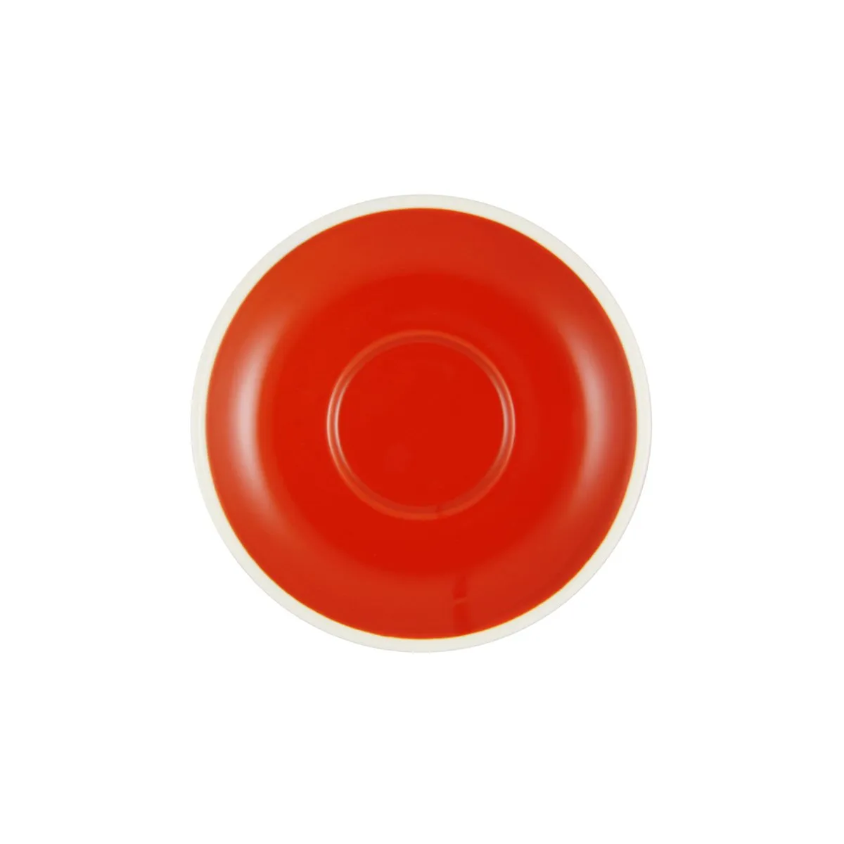 BREW-CHILLI/WHITE SAUCER TO SUIT BW0030/35 140mm (*BW0040*) = PACK OF 6 X EACHES