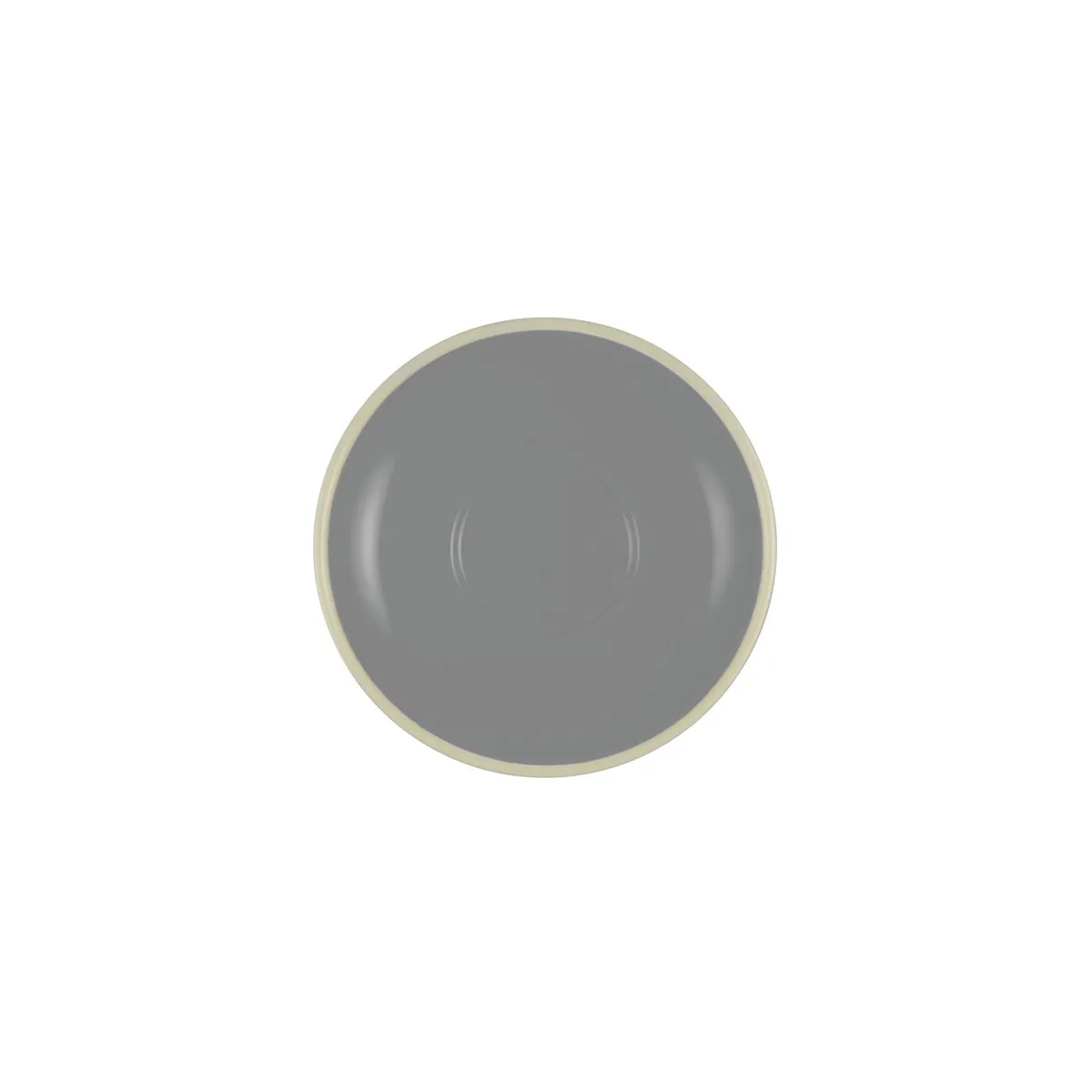 BREW-FRENCH GREY/WHITE ESPRESSO SAUCER TO SUIT BW0500 (*BW0505*) = PACK OF 6 X EACHES