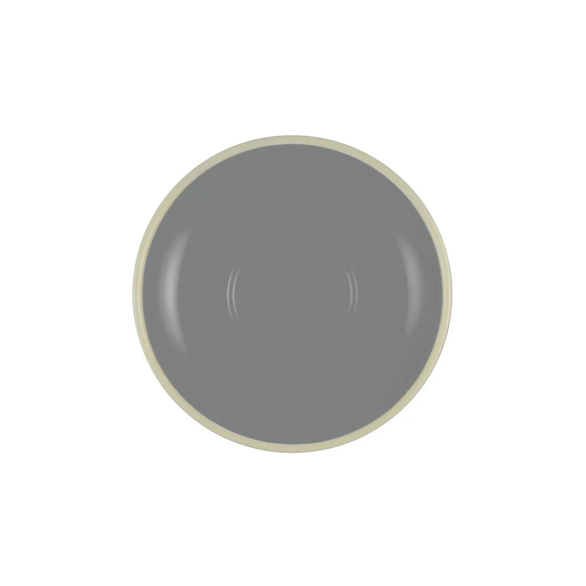 BREW-FRENCH GREY/WHITE SAUCER TO SUIT BW0545/24 (*BW0550*) = PACK OF 6 X EACHES