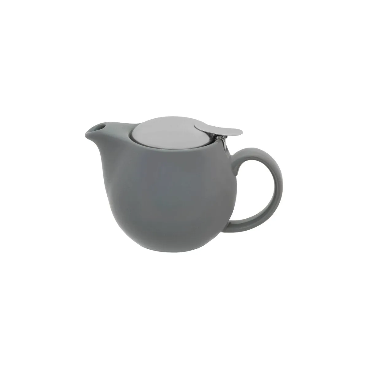 BREW-FRENCH GREY INFUSION TEAPOT S/S LID/INFUSER- 350ml (*BW0570*) = PACK OF 2 X EACHES