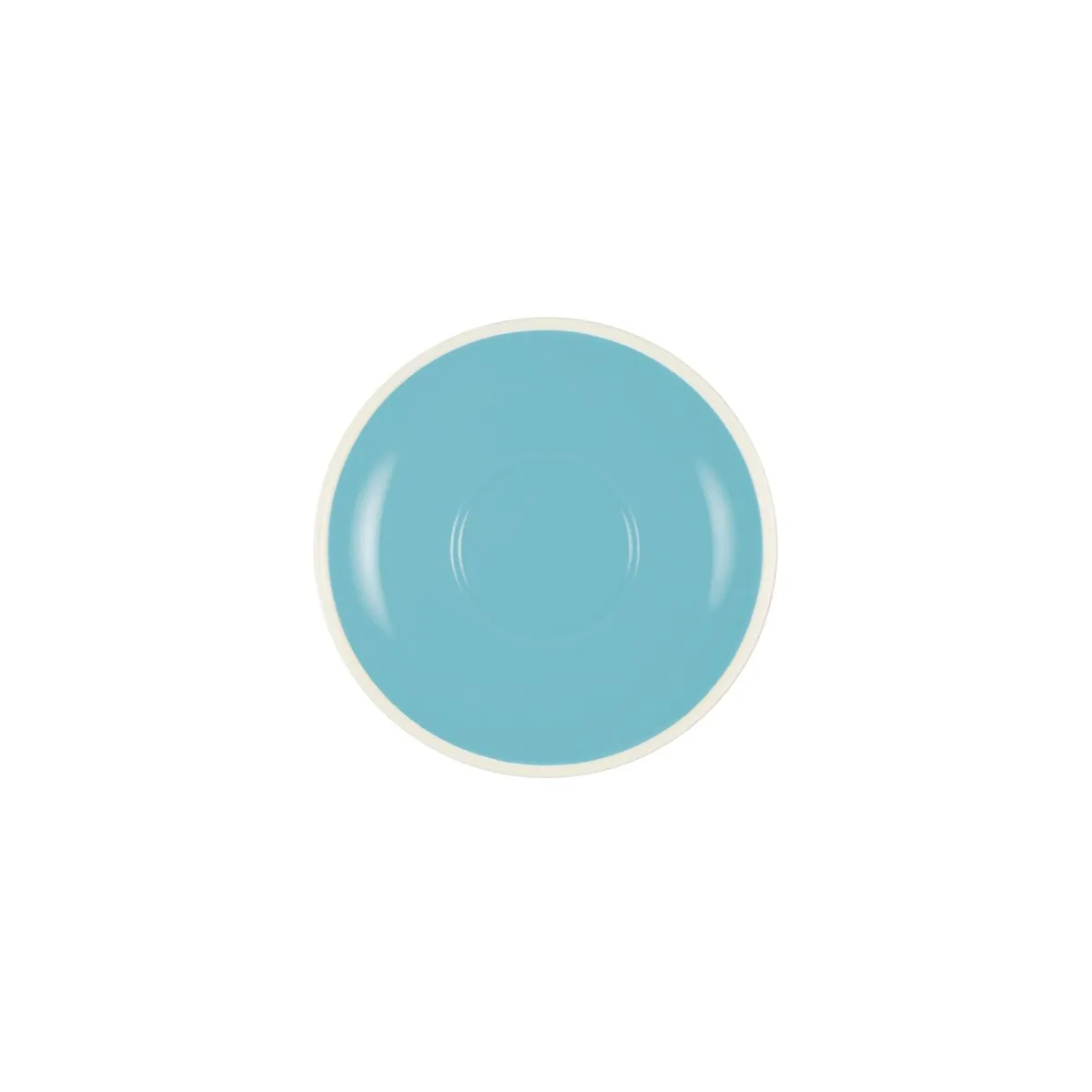 BREW-MAYA BLUE/WHITE ESPRESSO SAUCER TO SUIT BW0600 (*BW0605*) = PACK OF 6 X EACHES