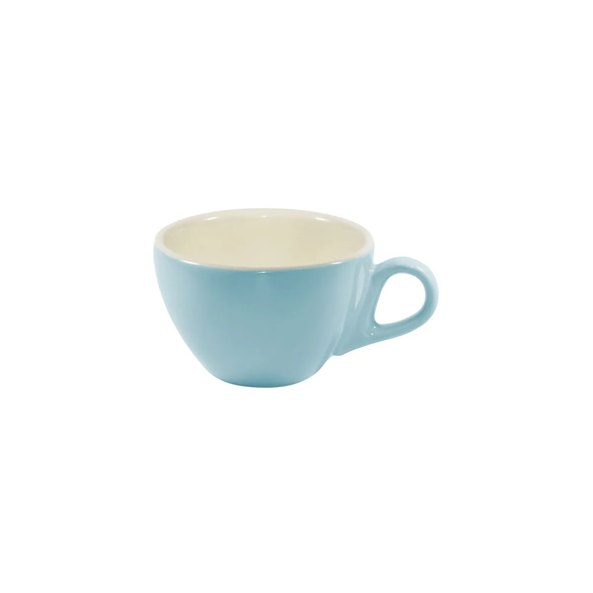 BREW-MAYA BLUE/WHITE CAPPUCCINO CUP 220ml (*BW0630*) = PACK OF 6 X EACHES