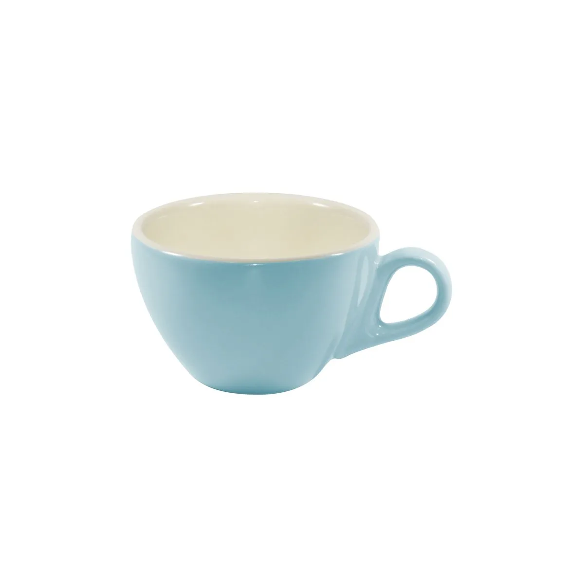 BREW-MAYA BLUE/WHITE LATTE CUP 280ml (*BW0645*) = PACK OF 6 X EACHES
