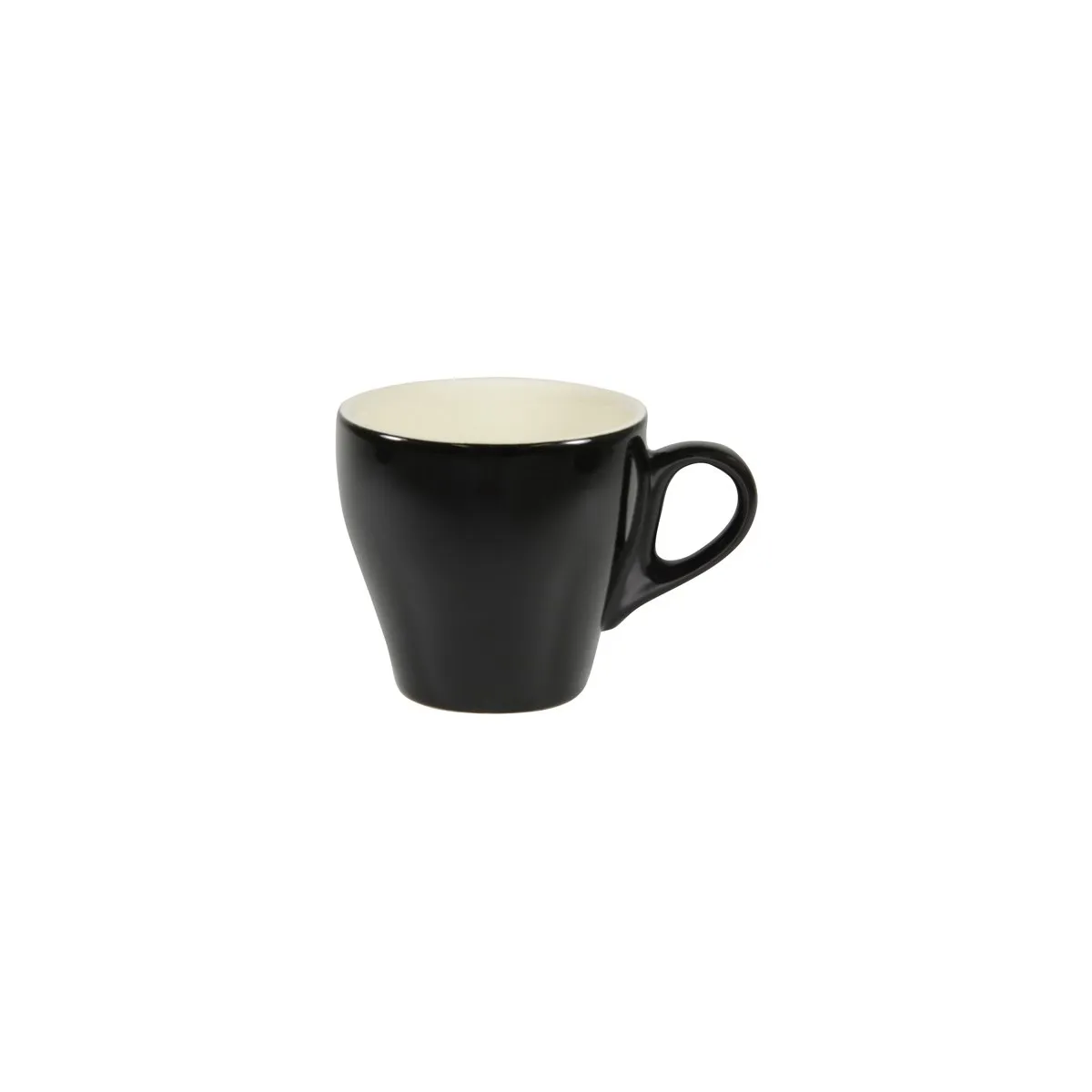 BREW-ONYX/WHITE LONG BLACK CUP 220ml (*BW1020*) = PACK OF 6 X EACHES
