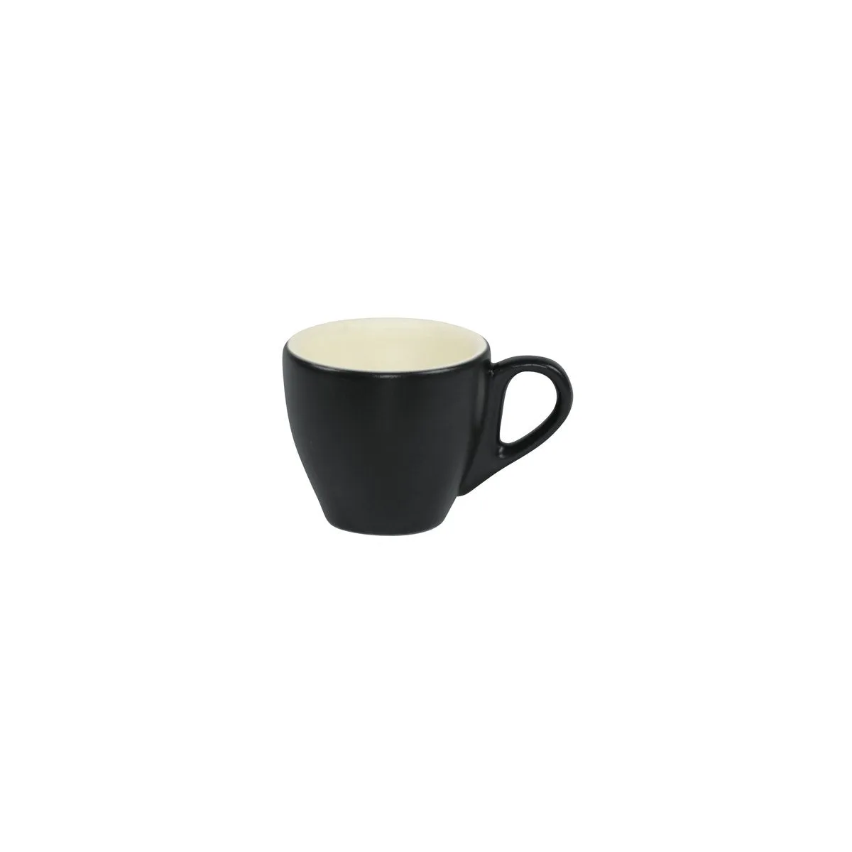 BREW-SMOKE/WHITE MATT ESPRESSO CUP 90ml (*BW0700*) = PACK OF 6 X EACHES