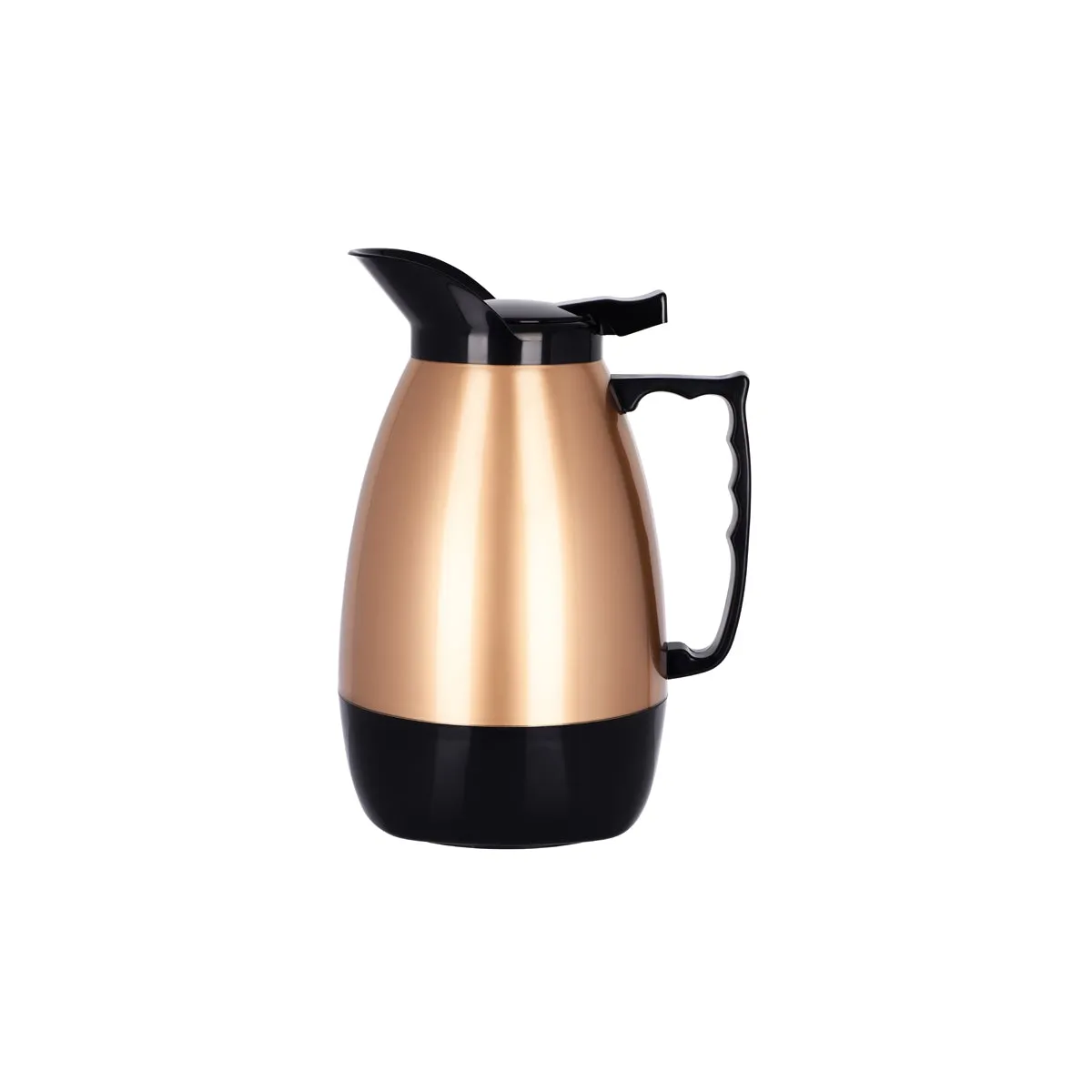 INSULATED JUG-2.0lt BLACK/GOLD "HOT'n COLD" (*04437*) =  1 X EACH