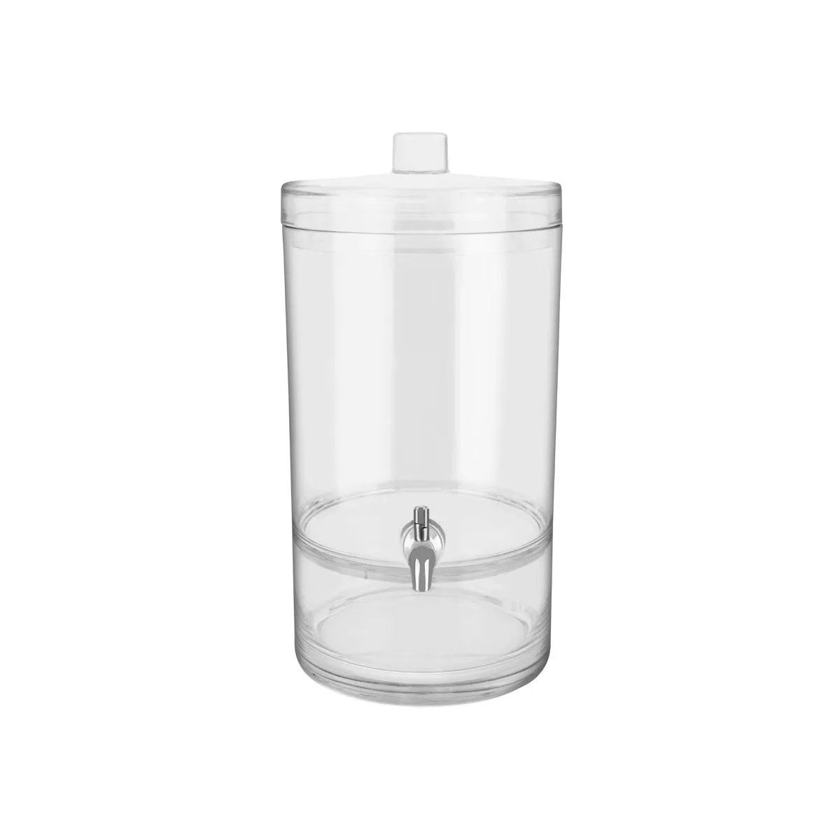 CHEF INOX ROUND JUICE DISPENSER POLY 247x206x409mm 6.4lt (*54975*) = 1 X EACH