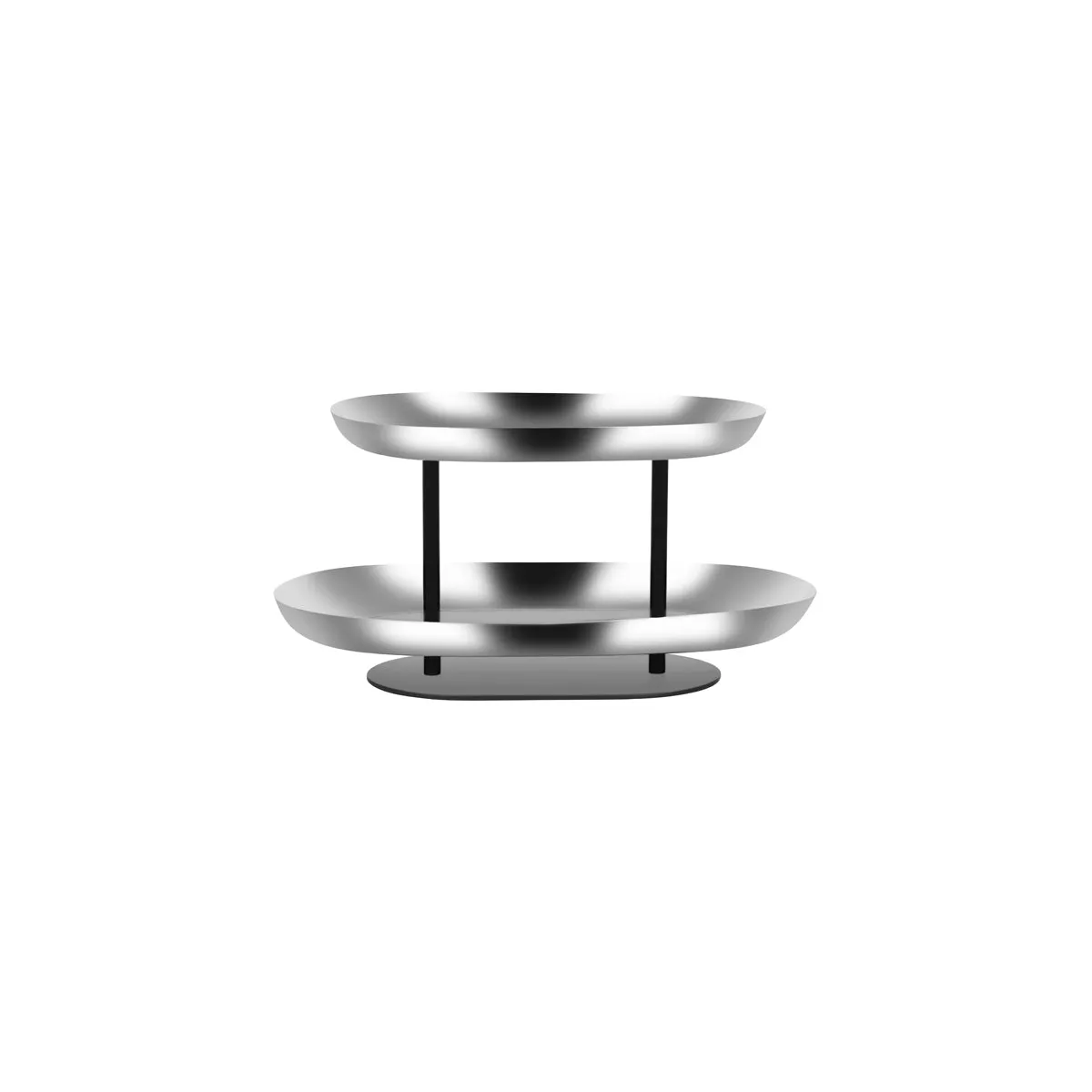 CHEF INOX 2-TIER SEAFOOD STAND SS/IRON 380x260x195mm (*06990*) = 1 X EACH