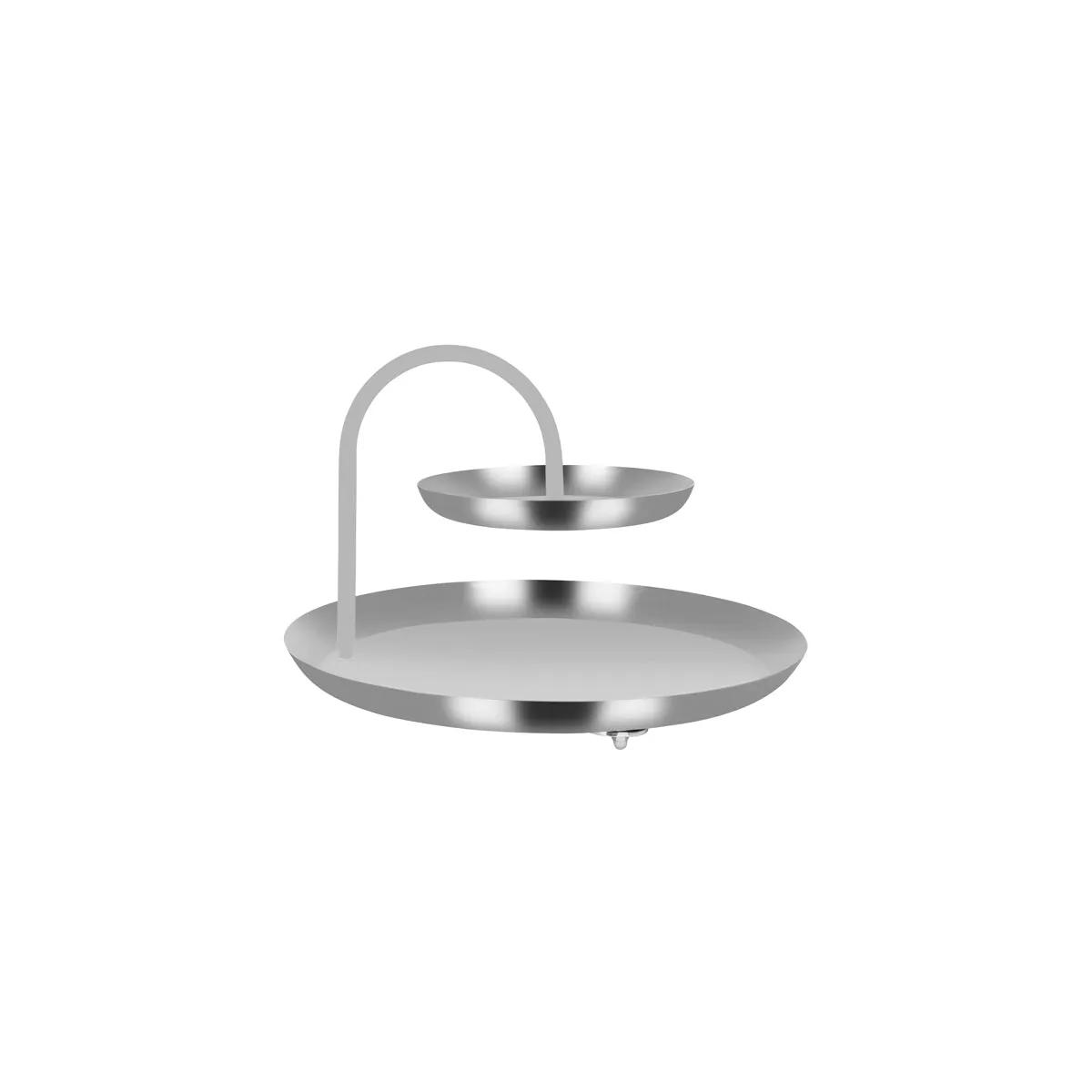 CHEF INOX ROUND 2-TIER SEAFOOD STAND S/S 360x360x240mm (*06992*) = 1 X EACH
