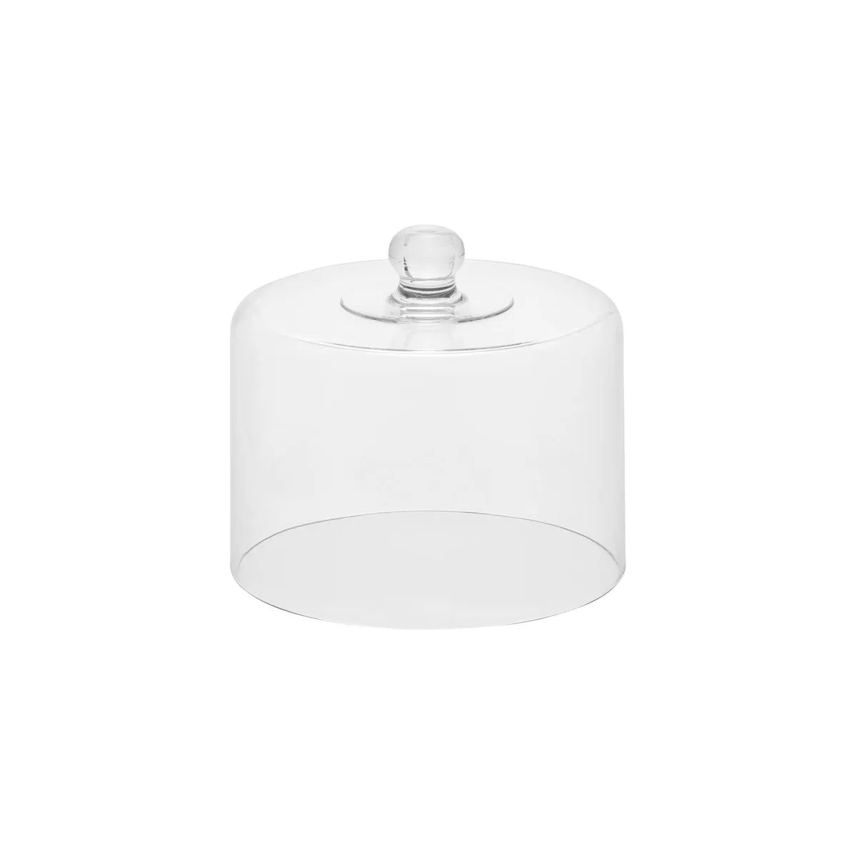 CHEF INOX STRAIGHT SIDE CLOCHE POLYCARB 208x182mm CLEAR (*04173*) = 1 X EACH