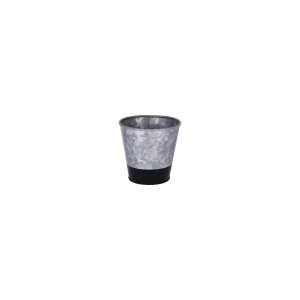 CHEF INOX CONEY IS GALVANISED POT FLARED 100x95mm DIPPED BLK (*78636*) = 1 X EACH