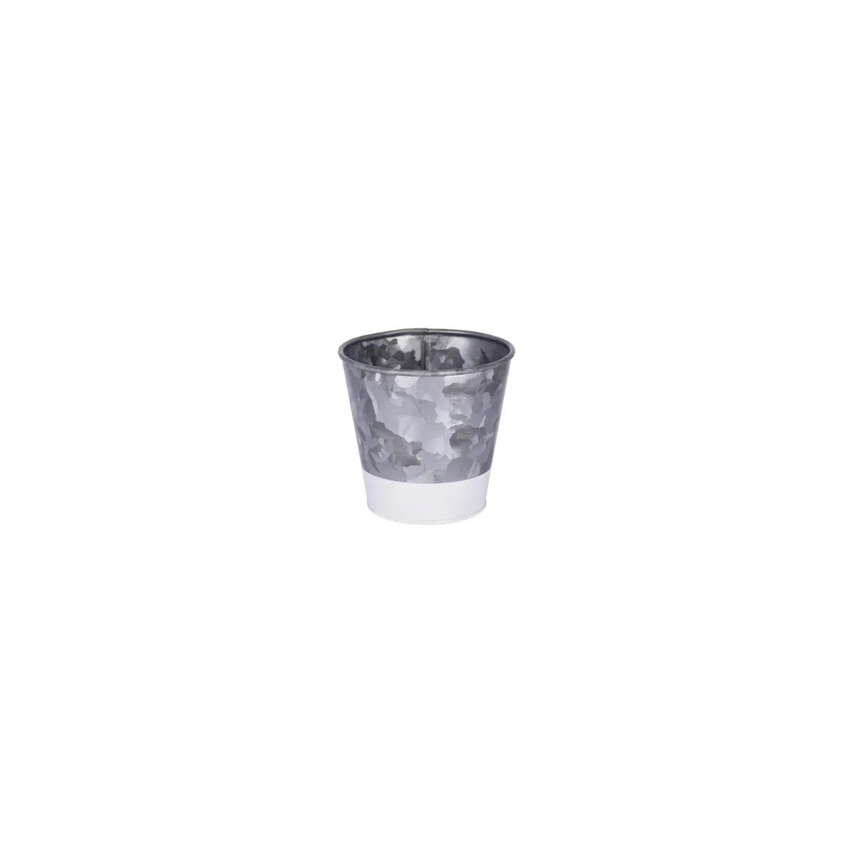CHEF INOX CONEY IS GALVANISED POT FLARED 100x95mm DIPPED WHI (*78634*) =  1 X EACH