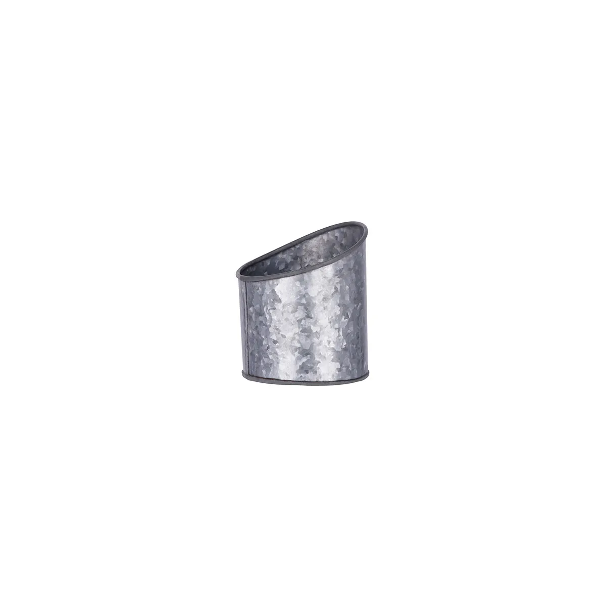 CHEF INOX CONEY IS GALVANISED SLANT POT 105x115mm (*78615*) =  1 X EACH