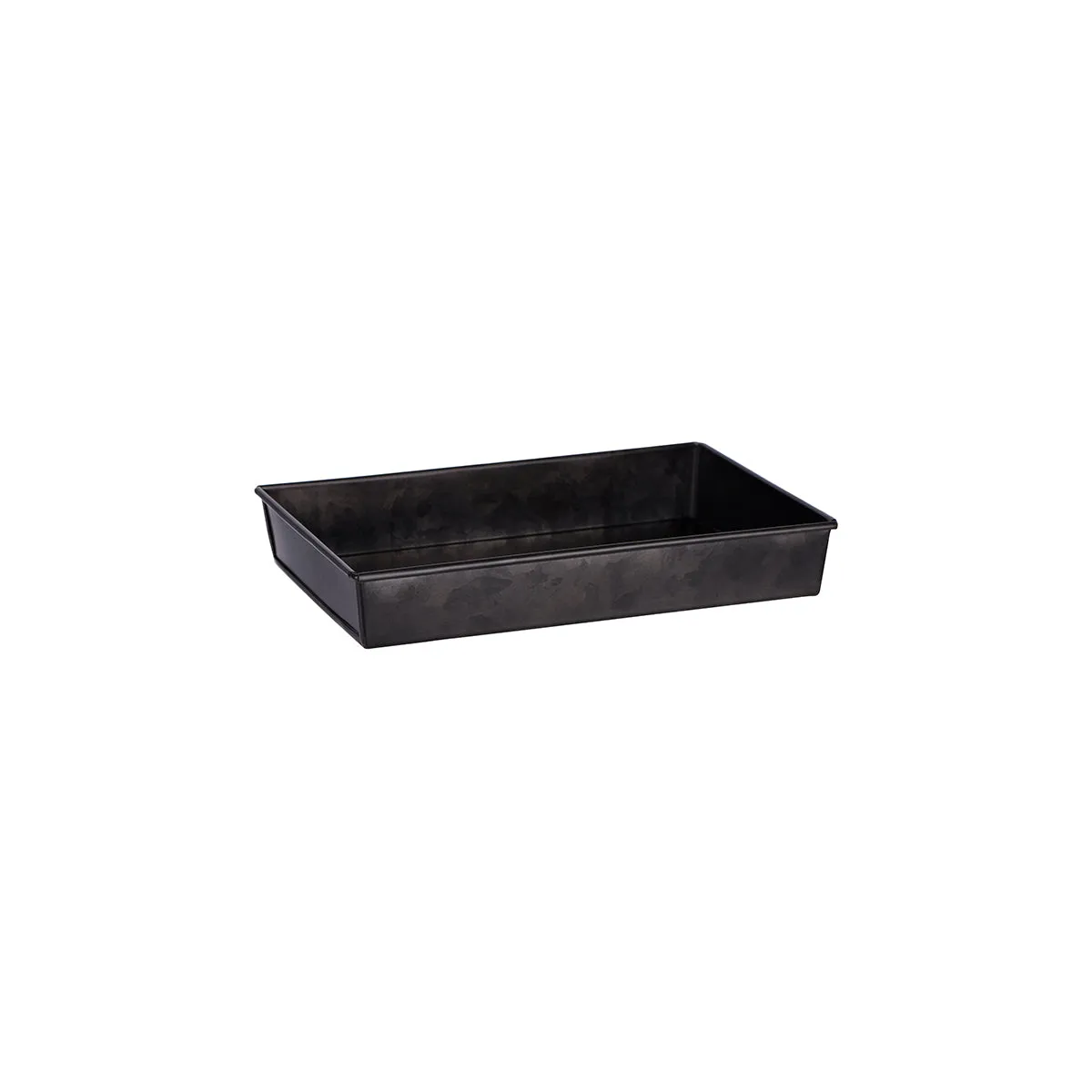 CHEF INOX CONEY IS GALV BLK RECT TRAY FLARED 270x190x45mm (*78740*) =  1 X EACH