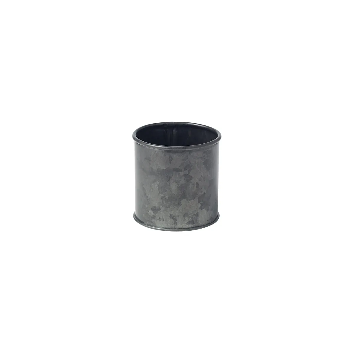 CHEF INOX CONEY IS GALVANISED BLK SUGAR SACHET POT 70x70mm (*78720*) =  1 X EACH