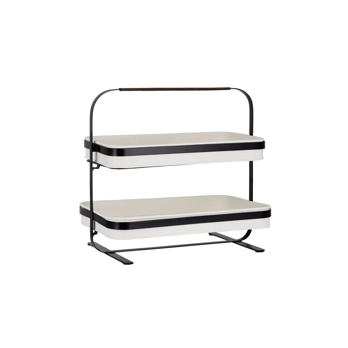 CONEY ISL-GALVANISED CREME P/C DISPLAY 2 TIER 380x260x370mm (*78888*) = PACK OF 2 X EACHES