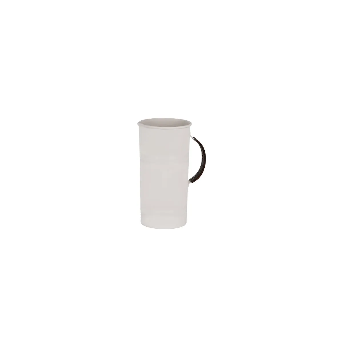 CONEY ISL-GALVANISED CREME P/C WATER PITCHER LTHR HDL 220mm (*78800*) = PACK OF 4 X EACHES