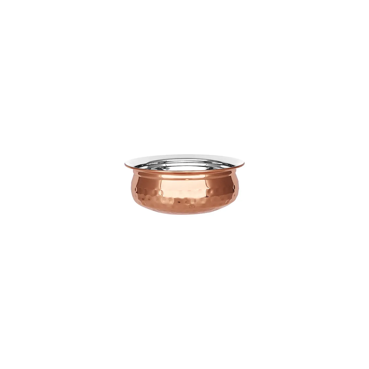 CHEF INOX HANDI BOWL S/S w/COPPER PLATE 130x55mm (*07497*) = PACK OF 12 X EACHES