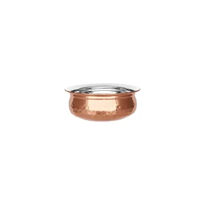 CHEF INOX HANDI BOWL S/S w/COPPER PLATE 150x65mm (*07498*) = PACK OF 6 X EACHES