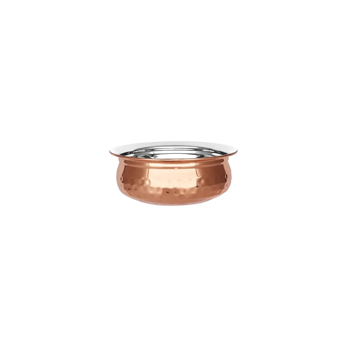 CHEF INOX HANDI BOWL S/S w/COPPER PLATE 150x65mm (*07498*) = PACK OF 6 X EACHES