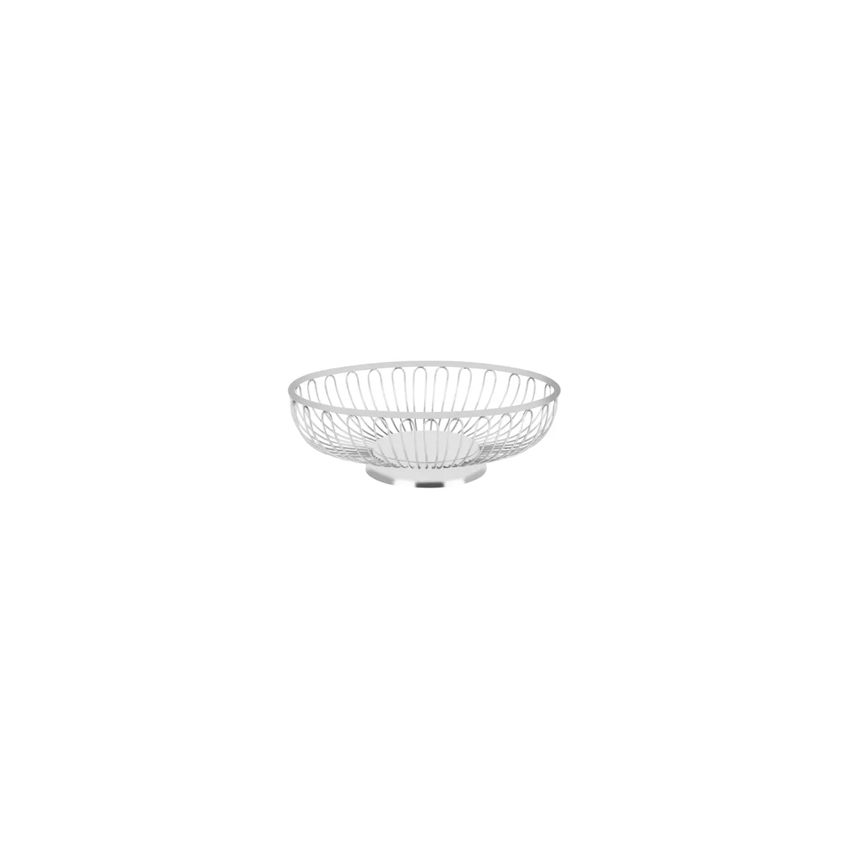 CHEF INOX OVAL BASKET WIRE 18/10 200x145x65mm (*70358*) = PACK OF 6 X EACHES