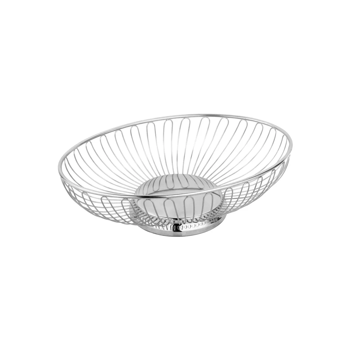 CHEF INOX OVAL BASKET WIRE 18/10 275x220x85mm (*70359*) = 1 X EACH