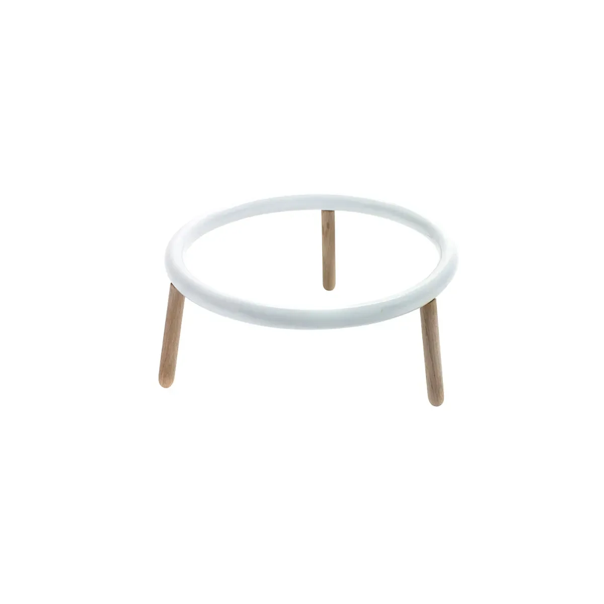LARGE HIGH STUDIO STAND FOR PLATES/BOWLS 270x125mm WHITE (*SERAXB7214340B*) = PACK OF 2 X EACHES