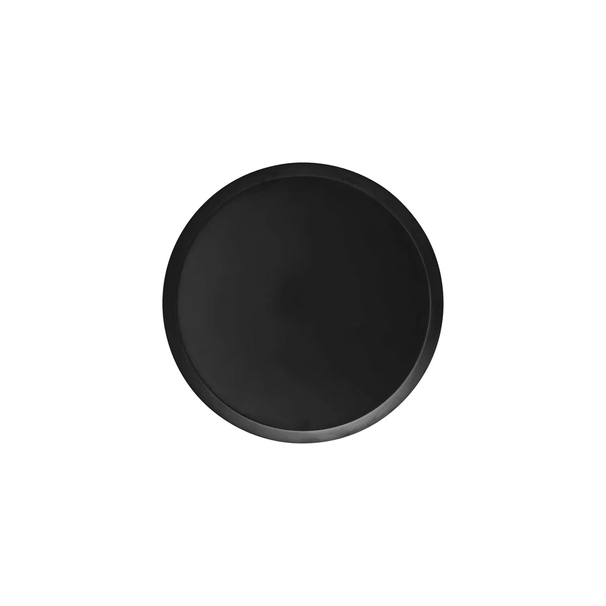 CHEF INOX CAKE PLATE POLYCARBONATE 232x15mm BLACK (*04149*) = 1 X EACH