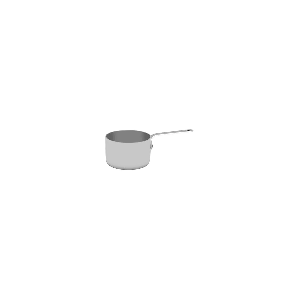 CHEF INOX MINIATURE SAUCEPAN w/HDL 18/10 70x45mm (*MINI-07972*) = PACK OF 4 X EACHES