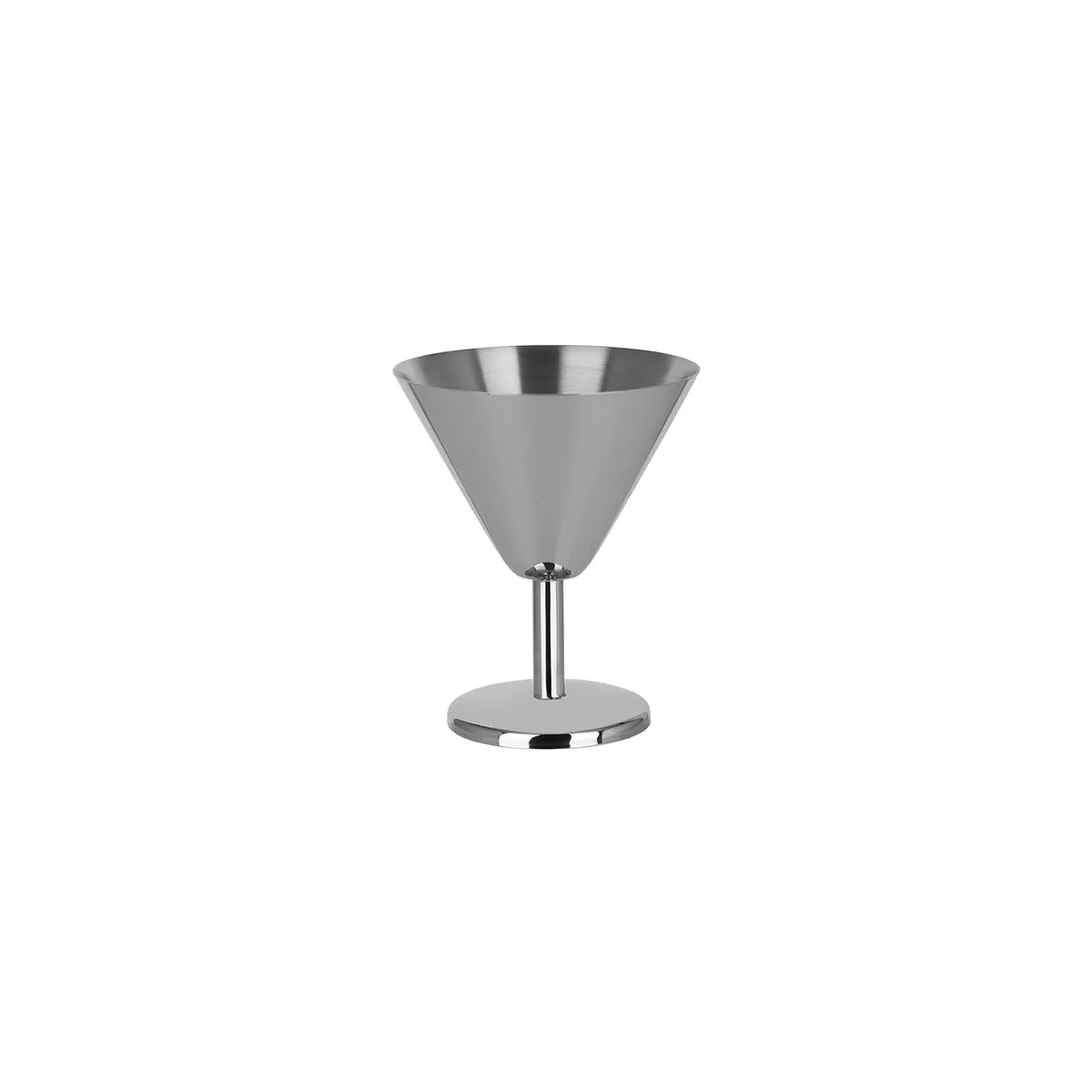 CHEF INOX SEAFOOD COCKTAIL ON STEM 18/8 90x110mm 150ml (*07560*) = PACK OF 10 X EACHES
