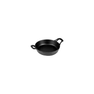 CHEF INOX MINI ROUND GRATIN DISH w/HDLS CAST IRON 150x40mm (*04629*) = 1 X EACH