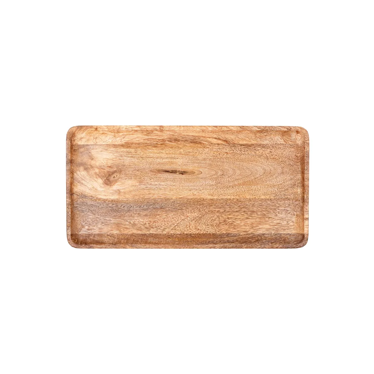 CHEF INOX RECT SERVING BOARD MANGOWOOD 400x200x15mm NATURAL (*04905*) = 1 X EACH