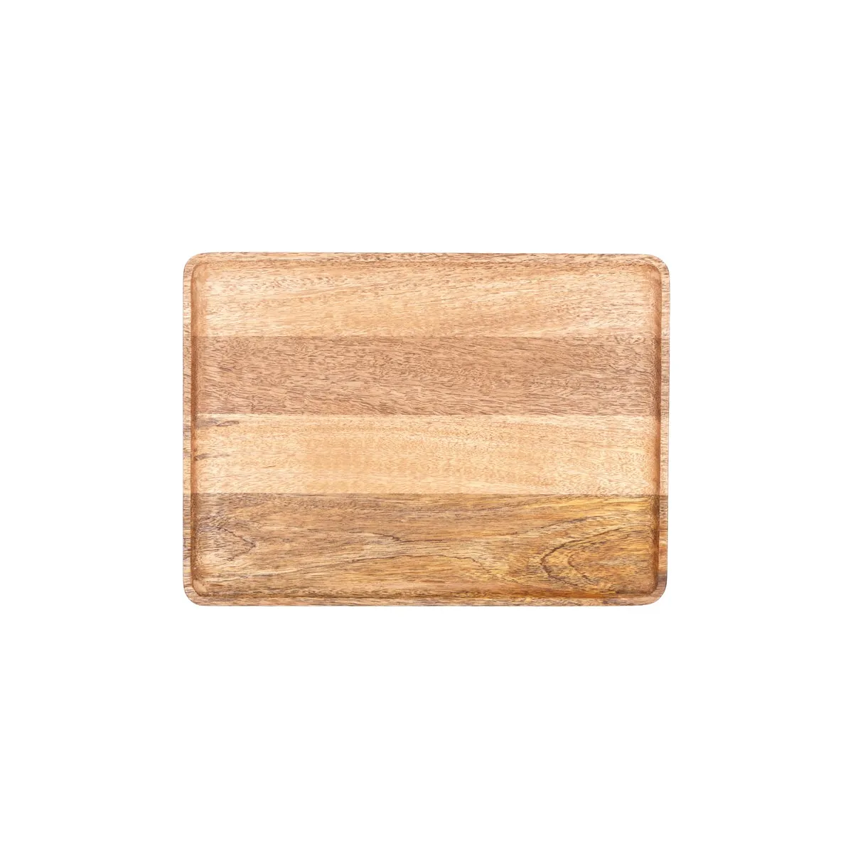 CHEF INOX RECT SERVING BOARD MANGOWOOD 350x255x15mm NATURAL (*04900*) = 1 X EACH
