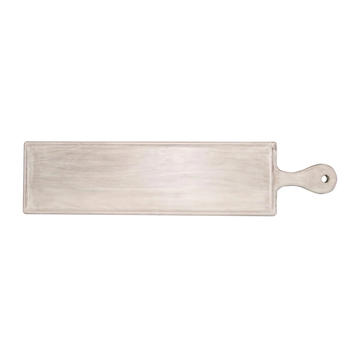 CHEF INOX RECT SERVING BOARD w/HDL MANGOWD 670x850x200mm WHI (*04838*) = 1 X EACH