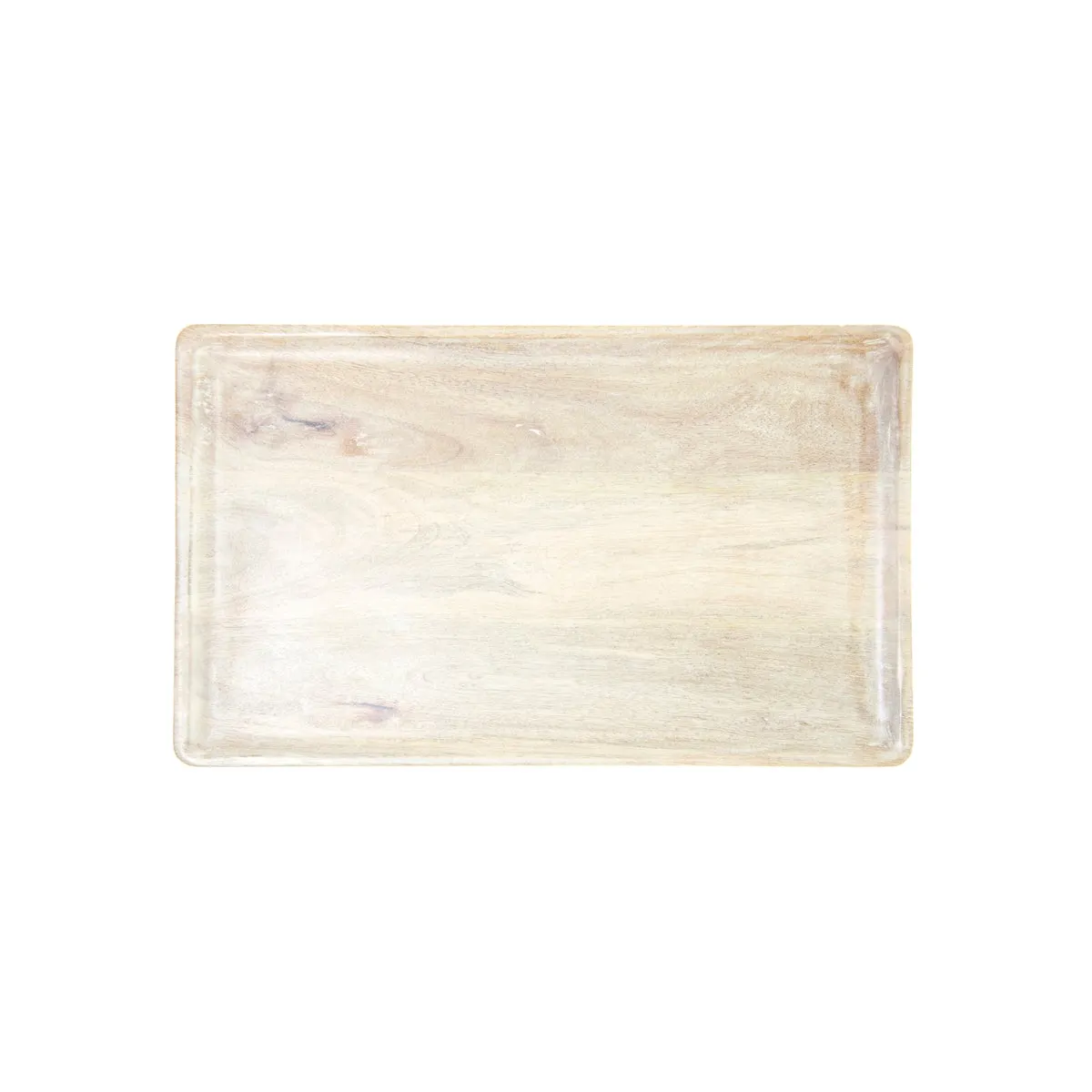 CHEF INOX RECT SERVING BOARD MANGOWOOD 400x200x15mm WHITE (*04825*) = 1 X EACH