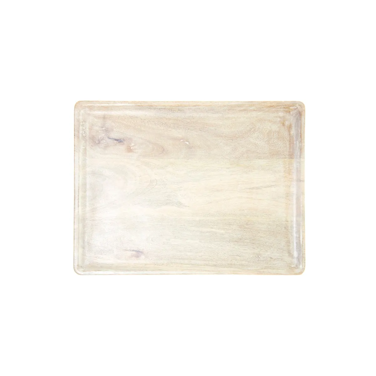 CHEF INOX RECT SERVING BOARD MANGOWOOD 360x180x15mm WHITE (*04820*) = 1 X EACH