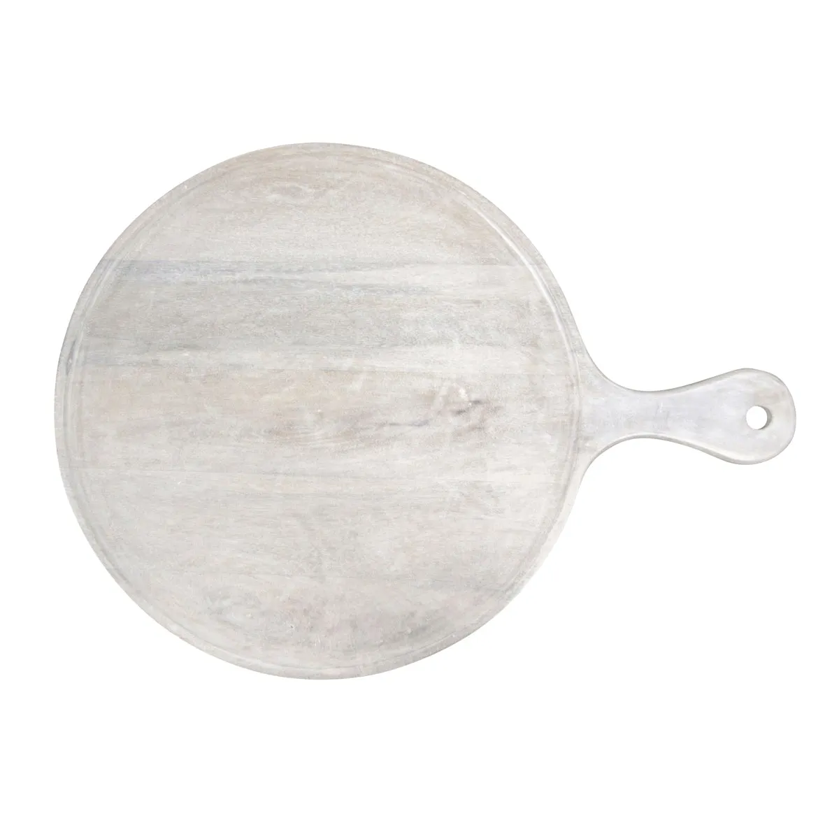 CHEF INOX RND SERVING BOARD w/HDL MANGOWD 570x780x35mm WHI (*04837*) =  1 X EACH