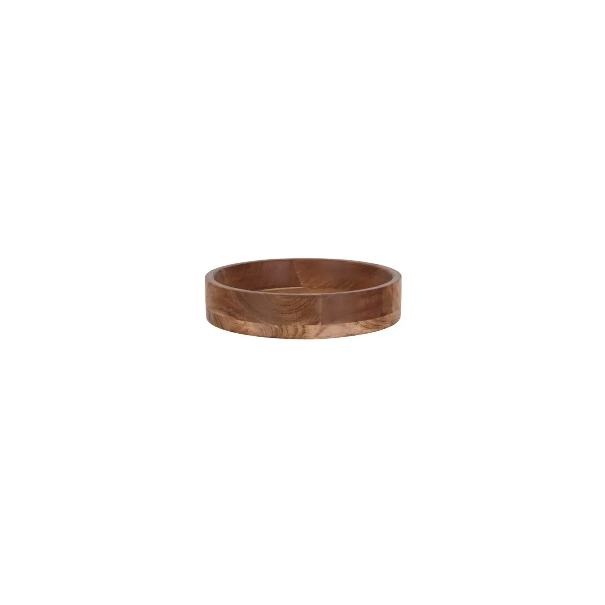 CHEF INOX SERVE ROUND DISPLAY PLATTER ACACIA 240x50mm (*04778*) = PACK OF 2 X EACHES