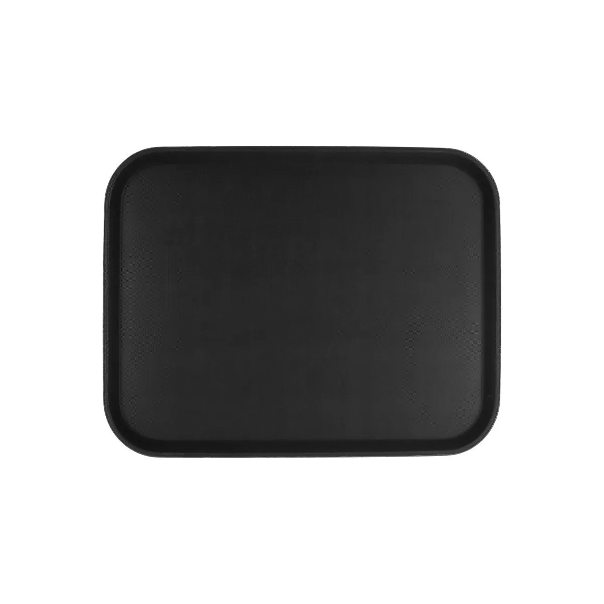 CHEF INOX RECT TRAY NON SLIP PLASTIC 350x450mm BLACK (*04297*) = 1 X EACH