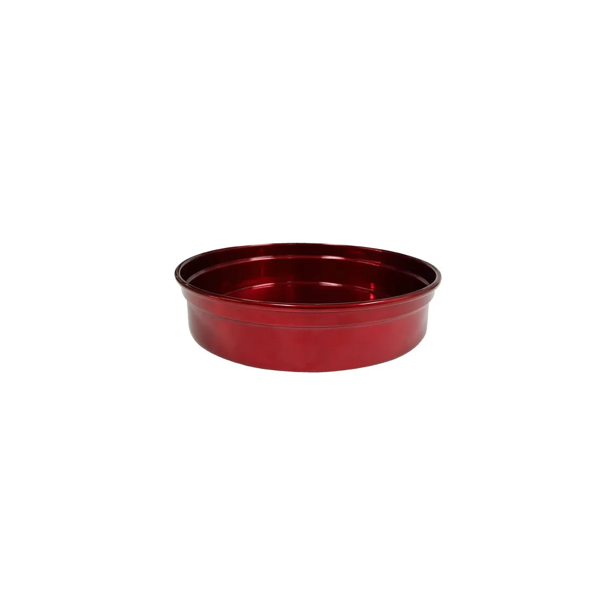 CHEF INOX ROUND BAR TRAY ALUMINIUM 240x50mm RED (*04200-RD*) = 1 X EACH