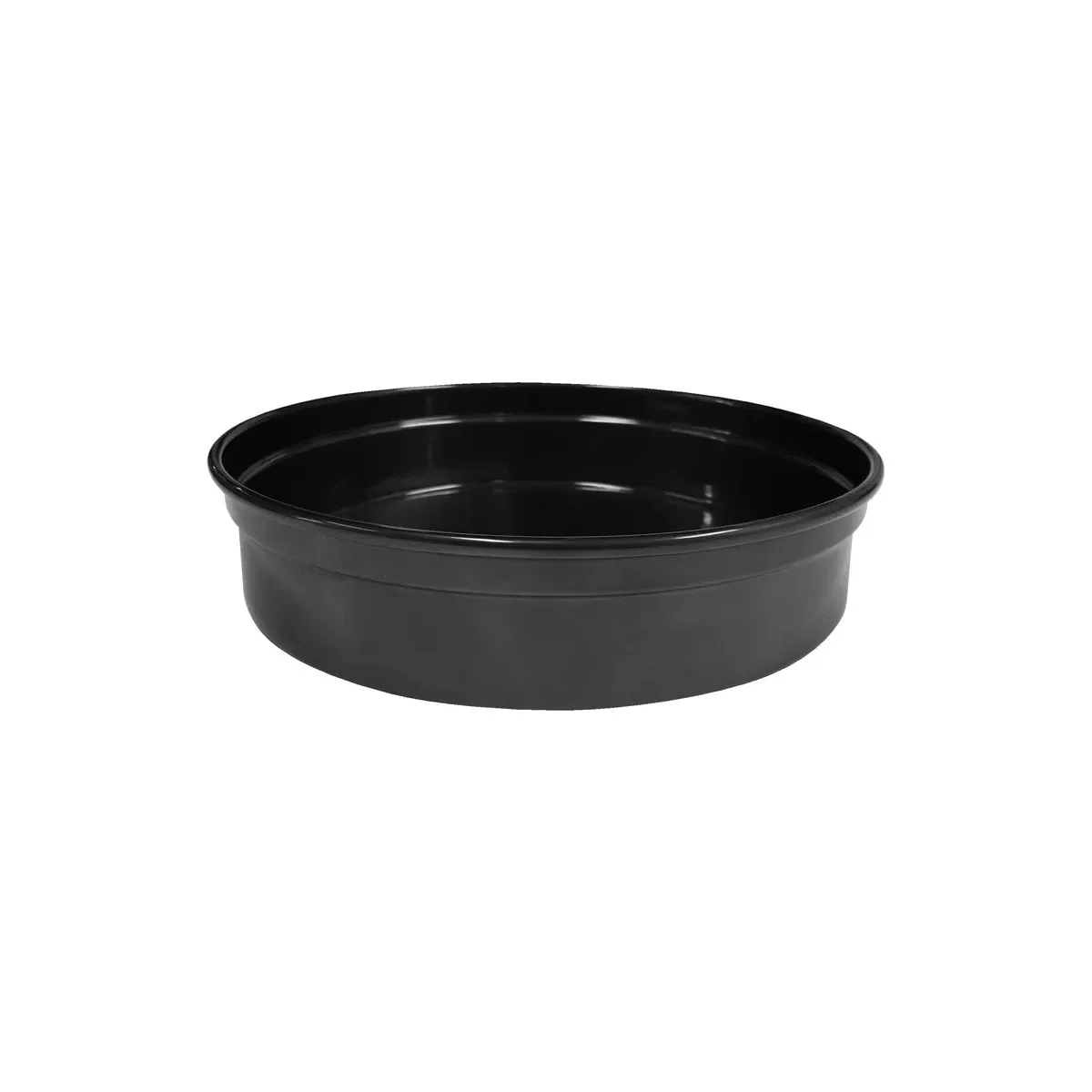 CHEF INOX ROUND BAR TRAY ALUMINIUM 330x50mm BLACK (*04202-BK*) = 1 X EACH