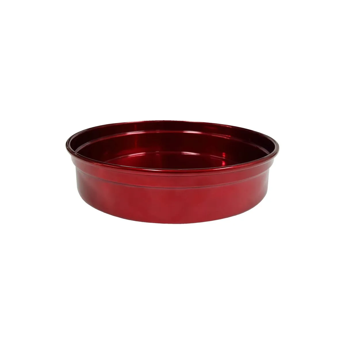 CHEF INOX ROUND BAR TRAY ALUMINIUM 330x50mm RED (*04202-RD*) = 1 X EACH