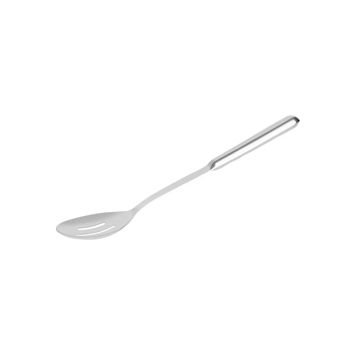 CHEF INOX SLOTTED SALAD SPOON HOLLOW HANDLE S/S 290mm (*03599*) = 1 X EACH