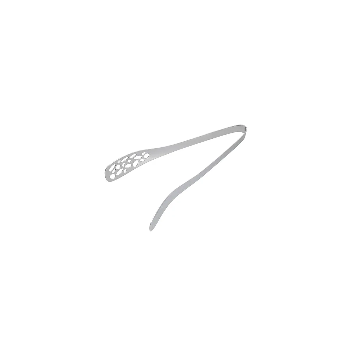 CHEF INOX DUAL PERFORATED/SOLID FOOD TONGS S/S 250x52mm (*03072*) =  1 X EACH