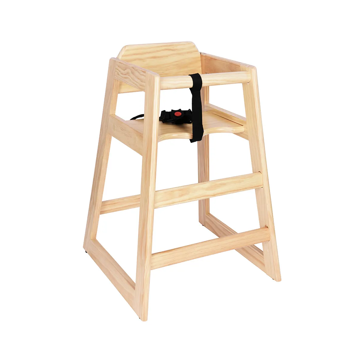 CHEF INOX HIGH CHAIR NATURAL WOOD 513x502x733mm (*09801*) = 1 X EACH