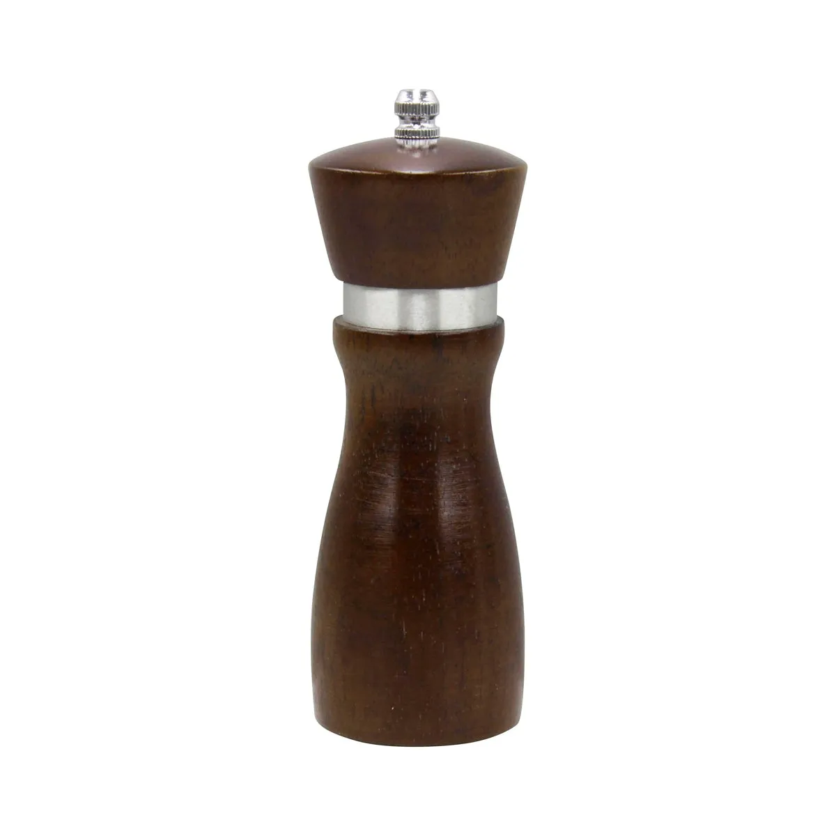 CHEF INOX MONDO MILL SALT/PEPPER CERAMIC GEAR 155mm DARK WD (*46285*) = 1 X EACH